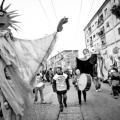 Partenza del 29° Corteo di carnevale di Scampia, domenica 6 marzo 2011. Ph. Andrea Ranalli.