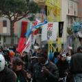 Il corteo esce dall