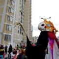 La maschera del GRIDAS. 29° Corteo di carnevale di Scampia, domenica 6 marzo 2011. Ph. Luca Pignataro.