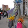 La luna, la stellina e il piccolo sole. 29° Corteo di carnevale di Scampia, domenica 6 marzo 2011. Ph. Gianluca Pinelli.