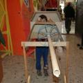 Laboratori di carnevale 2012 del GRIDAS. Il carroarmato (legno, cartone, avvolgicavi). ph. Martina Pignataro.