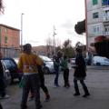 Dopo il corteo, la festa continua fino alle 17:00 con balli fuori la sede del GRIDAS sulle Parodie dei Carnevali, Domenica 19 febbraio 2012. ph. Michelino.
