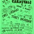 Locandina per il 31° Corteo di Carnevale di Scampia.