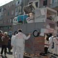 Il camion dei rifiuti tossici, carro dei torti inurbani, al 31° Corteo di Carnevale di Scampia, domenica 10 febbraio 2013. ph. Aniello Gentile.