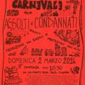 Locandina per il 32° Corteo di Carnevale di Scampia, Domenica 2 marzo 2014.