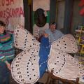 Quattro farfalle! (pagina inferiore delle ali). Laboratori di Carnevale 2014. Ph. Vincenzo Muto.