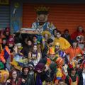 Turbinìo di murghe nel Lotto P al 32° Corteo di Carnevale di Scampia, Domenica 2 marzo 2014. Ph. Aniello Gentile.