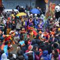 Murghe e colori al Lotto P per il 32° Corteo di Carnevale di Scampia, Domenica 2 marzo 2014. Ph. Aniello Gentile.