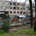 Il fiume di colori e musica esonda dal Lotto P diretto al Campo Rom, 32° Corteo di Carnevale di Scampia, Domenica 2 marzo 2014. Ph. Aniello Gentile.