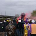 Falò conclusivo del 32° Corteo di Carnevale di Scampia, Domenica 2 marzo 2014. Ph. Aniello Gentile.