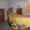 La barca delle culture prende colore (legno, canne, fil di ferro, cartone, cartapesta). Laboratori di Carnevale 2015. Ph. Martina Pignataro.