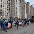 Il 33° Corteo di Carnevale di Scampia su via Ghisleri, domenica 15 febbraio 2015. Ph. Aniello Gentile.