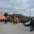 Il 33° Corteo di Carnevale di Scampia davanti la Rettoria, domenica 15 febbraio 2015. Ph. Aniello Gentile.