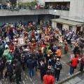 Il lotto P invaso dal 33° Corteo di Carnevale di Scampia, domenica 15 febbraio 2015. Ph. Aniello Gentile.