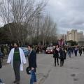 Il 33° Corteo di Carnevale di Scampia si dirige verso le vele, domenica 15 febbraio 2015. Ph. Aniello Gentile.