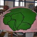La Pangea sull’emisfero siistro del cervello. Laboratori di Carnevale 2016. Ph. Martina Pignataro.