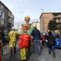 Il Pupazzo del CDR ‘Gatta Blu’ e Gruppo Zoone al 34° Corteo di Carnevale di Scampia, domenica 7 febbraio 2016. Ph. Paola Lauri.