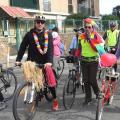 Le ‘Matte in Bicicletta’ e l’Ass. Cicloverdi FIAB Napoli per la mobilità sostenibile al 34° Corteo di Carnevale di Scampia, domenica 7 febbraio 2016. Ph. Ferdinando Kaiser.