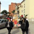 La Chiesa Pastafariana Italiana della Campania al seguito di San/Spa Ghetto Martire al 34° Corteo di Carnevale di Scampia, domenica 7 febbraio 2016. Ph. Ferdinando Kaiser.