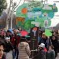 Il mondo-albero dell’a-ccoglienza del 5° Circolo al 34° Corteo di Carnevale di Scampia, domenica 7 febbraio 2016. Ph. Ferdinando Kaiser.