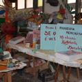 Libri che prendono forma (cartone, cartapesta). Laboratori di Carnevale 2017. Ph. Martina Pignataro.