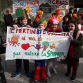 L’I.C.”Pertini - 87 Don Guanella al 36° Corteo di Carnevale di Scampia, domenica 11 febbraio 2018. Ph. Vittorio Belato.
