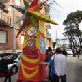 La Rosa dei Venti alla testa del 36° Corteo di Carnevale di Scampia, domenica 11 febbraio 2018. Ph. Cristofaro Palomba.