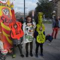 Musicisti in erba al 36° Corteo di Carnevale di Scampia, domenica 11 febbraio 2018. Ph. Aniello Gentile.