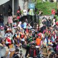 Invasione del lotto P con il 36° Corteo di Carnevale di Scampia, domenica 11 febbraio 2018. Ph. Rosario Nasti.