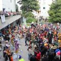 Invasione del lotto P con il 36° Corteo di Carnevale di Scampia, domenica 11 febbraio 2018. Ph. Rosario Nasti.