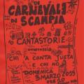 Locandina per il 37° Corteo di Carnevale di Scampia.