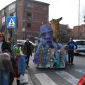 Il carro di “Chi rom e chi no” al 37° Corteo di Carnevale di Scampia, domenica 3 marzo 2019. Ph. Martina Pignataro.