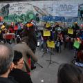 L’orchestra giovanile “Musica libera Tutti” apre il 37° Corteo di Carnevale di Scampia, domenica 3 marzo 2019. Ph. Martina Pignataro.