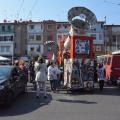 Il carro positivo dei “nostri” cantastorie al 37° Corteo di Carnevale di Scampia, domenica 3 marzo 2019. Ph. Aniello Gentile.