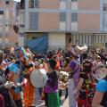 Il Frente Murguero Italiano al 37° Corteo di Carnevale di Scampia, domenica 3 marzo 2019. Ph. Aniello Gentile.