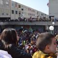 Tappa nel Lotto P del 37° Corteo di Carnevale di Scampia, domenica 3 marzo 2019. Ph. Aniello Gentile.