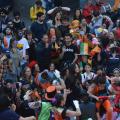 Tappa nel Lotto P del 37° Corteo di Carnevale di Scampia, domenica 3 marzo 2019. Ph. Aniello Gentile.