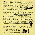 Propaganda per il Sì al Referendum sui quattro punti della contingenza, 9-10 giugno 1985 (Vinsero i No, ma a Napoli vinsero i Sì).