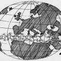 Logo per il Coordinamento anti-G7 "Il Cerchio dei Popoli" realizzato in occasione del controvertice del 1994.