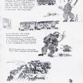 Fumetto-filastrocca sulla resistenza quotidiana antifascista, 1994, prima pagina.