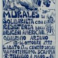Murales al Quadrivio 500 anni bastano!, ottobre 1992.