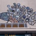 Mosaico alla maniera di Gaudì alla chiesa della Resurrezione (Napoli), 1996.