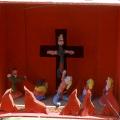 Laboratorio alla Scuola "Quarati" per la "Ricostruzione del vicolo", 1990. Particolare: il purgatorio.