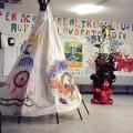 Laboratorio alla Scuola "Quarati", 1991. Tepee e totem.