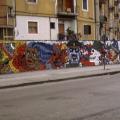 Mural al Quadrivio Arzano (Napoli), 1982. Vista parziale.
