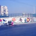 Scuola Virgilio III, Scampìa (Napoli), 1985. Vista d