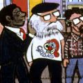 Monteforte Irpino, 1991. Cardenal con la maglia del GRIDAS (particolare).