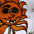 Il sole-fiore (particolare).