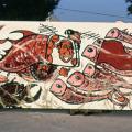 Torre S. Sabina di Carovigno (Brindisi), 1994 - Pannelli dipinti al Festival dell