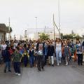 Adunata delle persone a Mesagne (BR), settembre 1996. ph. Enzo Longo.
